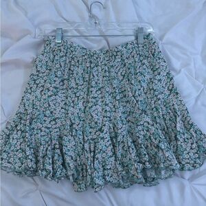 Aeropostale Mini Floral Skirt